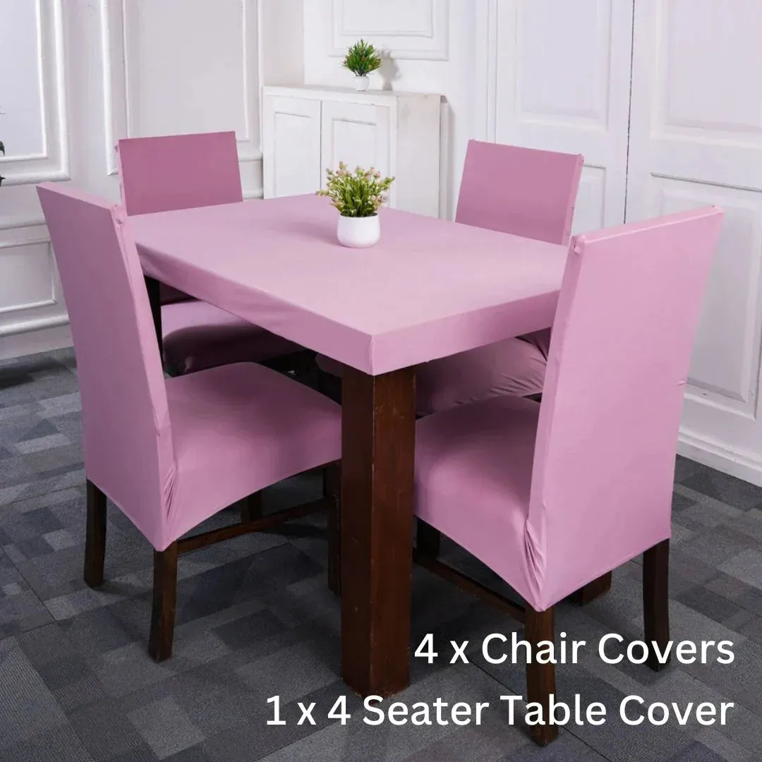 DivineTrendz Exclusive - Flamingo Chair & Table Cover