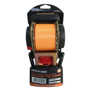 GRQR50S <span> Quick Release Retractable Ratchet Tie Down</span>750Kg 50mm x 4.5m