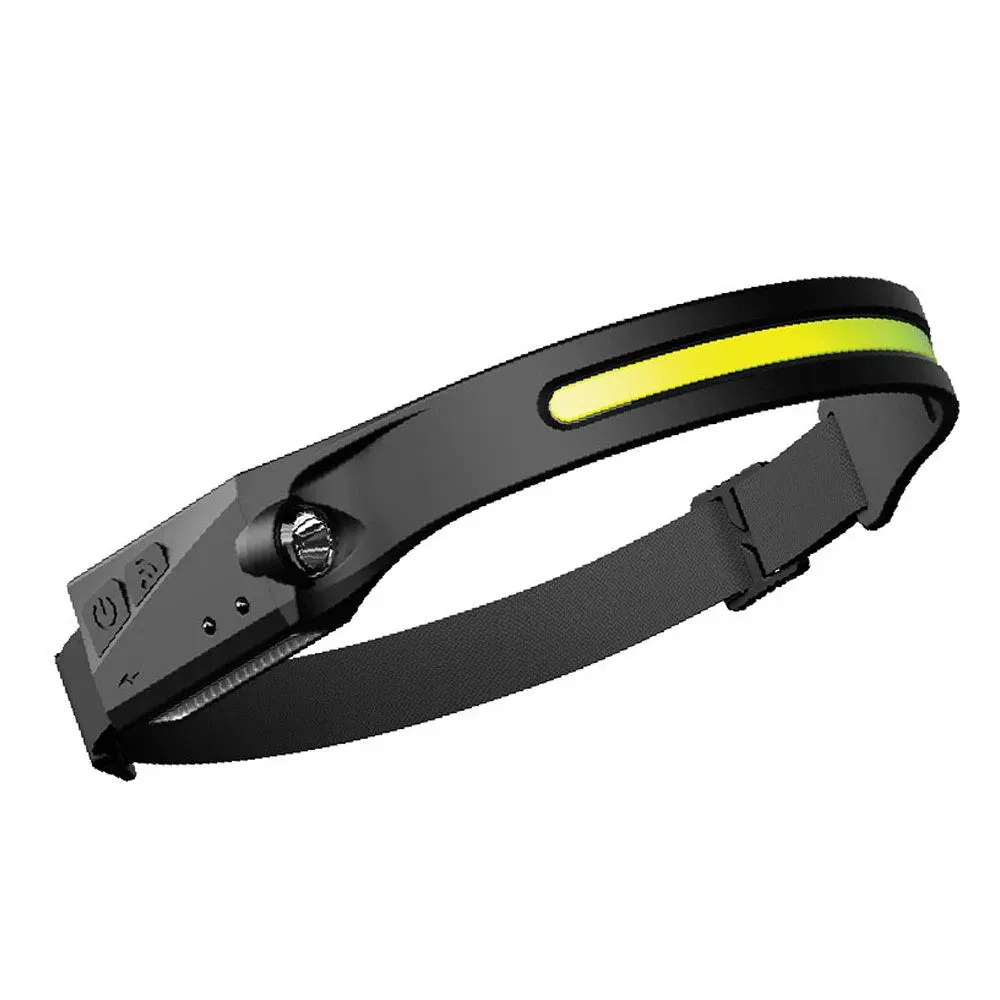 USB Sensing Headlamp Outdoor Cycling Light USB Charged Night Running Light LED Strong Light Headed Lamp